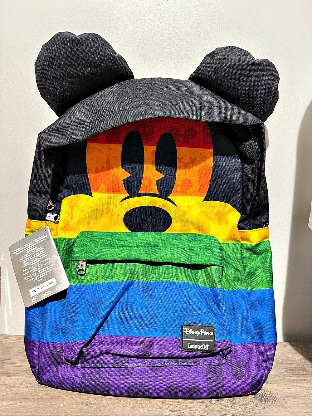 Disney Mickey Mouse Loungefly backpack Rainbow Mickey Mouse Backpack NWT